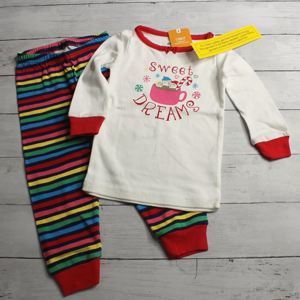 Gymboree Girl's Pajama Set Size 5 5T Matching Family Christmas